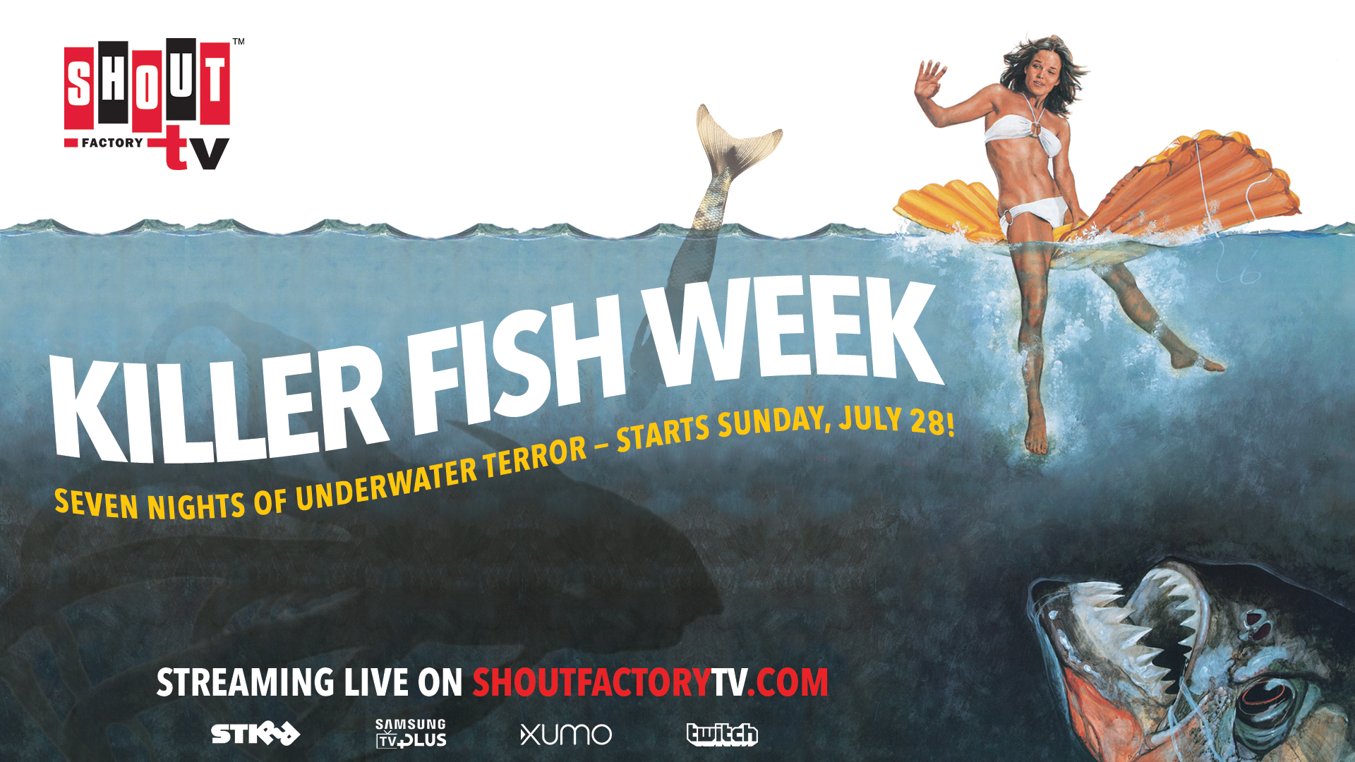 Killer Fish Week Schedule